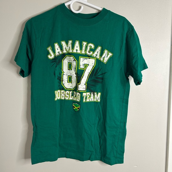 Jamaican Bobsled Team Graphic Tee - Green - Picture 1 of 4